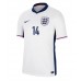 Camiseta Inglaterra Ezri Konsa #14 Primera Equipación Replica Eurocopa 2024 mangas cortas